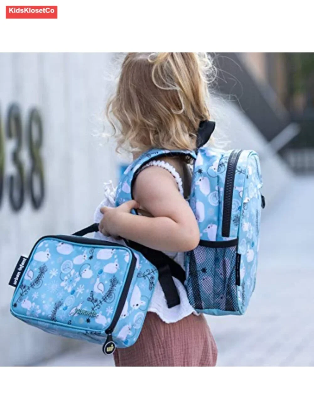 Kids' Backpack & Lunch Bag Bundle - Dinosaurs, Waterproof, Shoulder Strap